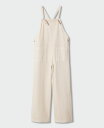 【送料無料】 マンゴ レディース カジュアルパンツ ボトムス Women's Maternity Denim Dungarees Off White