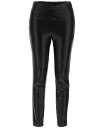 yz QX fB[X MX {gX Women's Dana Pleated Pull-On Skinny Leggings Jet Black Multi