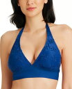 【送料無料】 ブルーロッドビーティー レディース トップのみ 水着 Women 039 s Eyes Wide Open Halter Bikini Top Navy