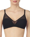【送料無料】 レミステレー レディース ブラジャー アンダーウェア Women's Sheer Illusion Wireless Bra Black