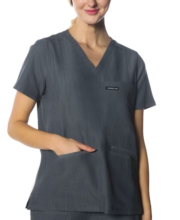メンバーズオンリー レディース トップス シャツ Members Only Women's Palermo 4-Pocket Scrub Top Gr..