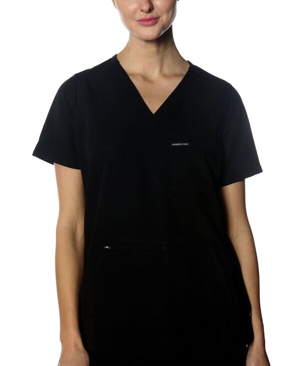 メンバーズオンリー レディース トップス シャツ Members Only Women's Cordoba 5-Pocket Scrub Top Bl..