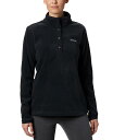 コロンビア ブルゾン レディース 【送料無料】 コロンビア レディース ジャケット・ブルゾン アウター Women's Benton Springs Snap-Front Fleece Pullover Black