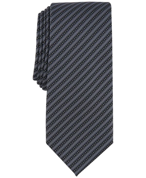 yz At@j Y lN^C ANZT[ Men's Fade Striped Slim Tie Black