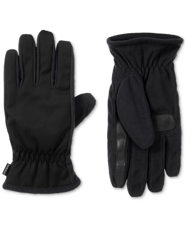 【送料無料】 アイソトナー メンズ 手袋 アクセサリー Men's Touchscreen Water Repellant Stretch Gloves Black