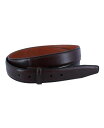 【送料無料】 トラファルガー メンズ ベルト アクセサリー Men's Feather Edge Pebble Leather Harness Belt Strap Brown