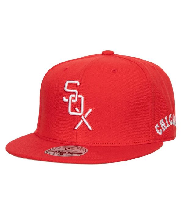 ミッチェル＆ネス 【送料無料】 ミッチェル&ネス メンズ 帽子 アクセサリー Men's Red, Chicago White Sox Bases Loaded Fitted Hat Red