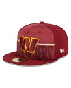 【送料無料】 ニューエラ メンズ 帽子 アクセサリー Men's Burgundy Washington Commanders 2023 NFL Training Camp 59FIFTY Fitted Hat Burgundy