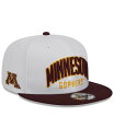 【送料無料】 ニューエラ メンズ 帽子 アクセサリー Men's White, Maroon Minnesota Golden Gophers Two-Tone Layer 9FIFTY Snapback H..