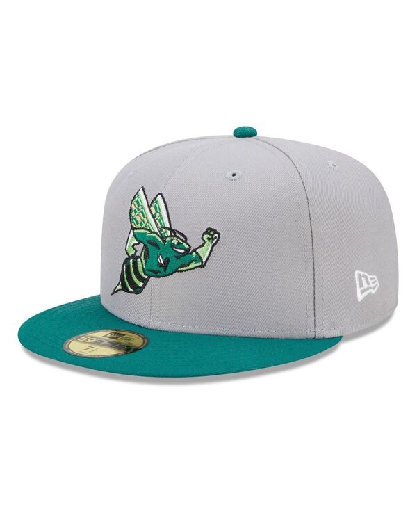 【送料無料】 ニューエラ メンズ 帽子 アクセサリー Men's Gray, Green Augusta GreenJackets Marvel x Minor League 59FIFTY Fitted Hat Gray, Green