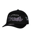 ミッチェル＆ネス 【送料無料】 ミッチェル&ネス メンズ 帽子 アクセサリー Men's Black Charlotte Hornets MVP Team Script 2.0 Stretch-Snapback Hat Black