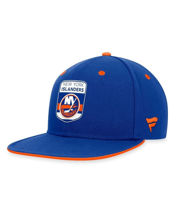 【送料無料】 ファナティクス メンズ 帽子 アクセサリー Men's Branded Blue New York Islanders 2023 NHL Draft Snapback Hat Blue