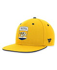 【送料無料】 ファナティクス メンズ 帽子 アクセサリー Men's Branded Gold Nashville Predators 2023 NHL Draft Snapback Hat Gold