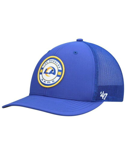 【送料無料】 47ブランド メンズ 帽子 アクセサリー Men's Royal Los Angeles Rams Berm Trucker Adjustable Hat Royal 【送料無料】 47ブランド メンズ 帽子 アクセサリー Men's Royal Los Angeles Rams Berm Trucker Adjustable Hat Royal