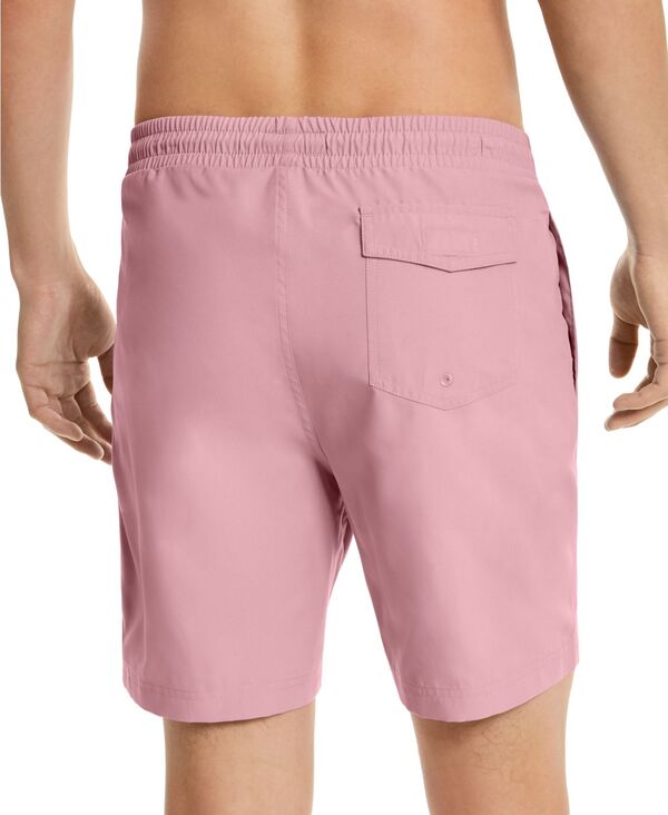 【送料無料】 クラブルーム メンズ ハーフパンツ・ショーツ 水着 Men's Quick-Dry Performance Solid 7" Swim Trunks Pink Sky