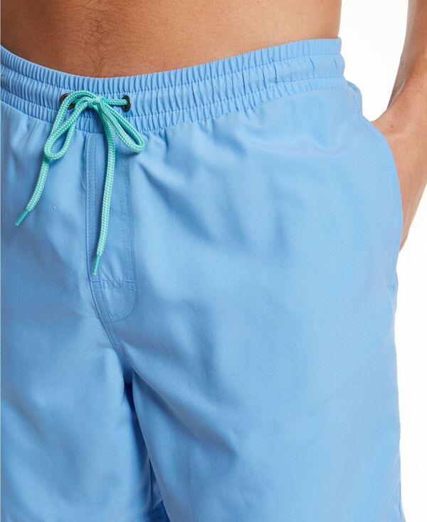 【送料無料】 クラブルーム メンズ ハーフパンツ・ショーツ 水着 Men's Quick-Dry Performance Solid 7" Swim Trunks Surf Blue