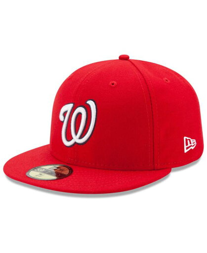 ニューエラ メンズ 帽子 アクセサリー Washington Nationals Authentic Collection 59FIFTY Cap Red ニューエラ メンズ 帽子 アクセサリー Washington Nationals Authentic Collection 59FIFTY Cap Red