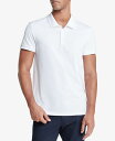 【送料無料】 カルバンクライン メンズ シャツ トップス Men's Slim-Fit Monogram Logo Polo Shirt Brilliant White