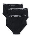 【送料無料】 ランズエンド メンズ ブリーフパンツ アンダーウェア Men's Knit Briefs 3 Pack Black