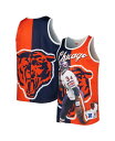 【送料無料】 ミッチェル&ネス メンズ タンクトップ トップス Men's Walter Payton Navy, Orange Chicago Bears Retired Player Graphic Tank Top Navy, Orange(4)