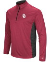 【送料無料】 コロシアム メンズ ジャケット ブルゾン アウター Men 039 s Heathered Cardinal, Black Oklahoma Sooners Audible Windshirt Quarter-Zip Pullover Jacket Heathered Cardinal, Black