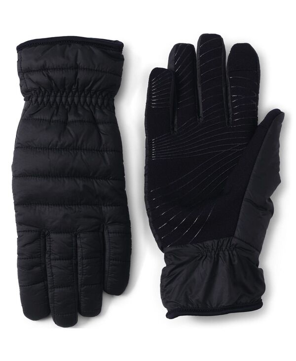 yz YGh fB[X  ANZT[ Women's Ultra Lightweight EZ Touch Screen Quilted Gloves Black