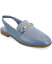 【送料無料】 ジュルネ コレクション レディース パンプス シューズ Women's Lainey Tru Comfort Foam Sling Back Square Toe Flats Blue