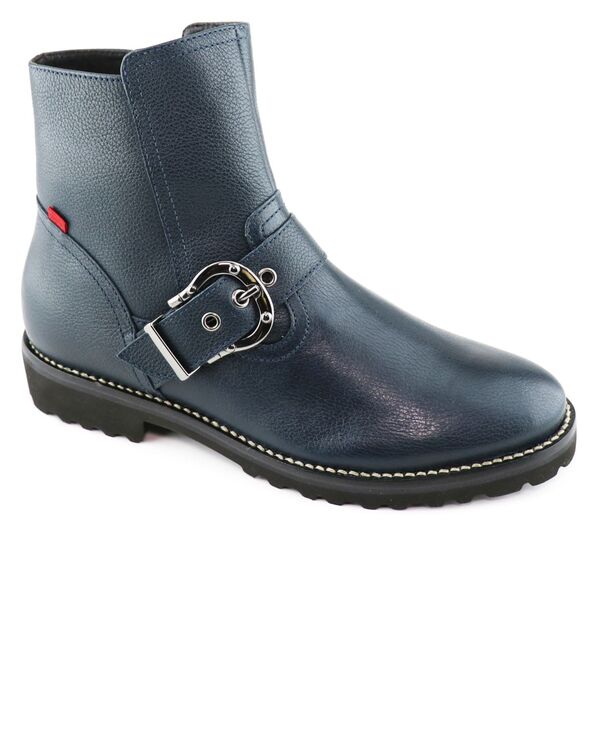 【送料無料】 マークジョセフニューヨーク レディース ブーツ・レインブーツ シューズ Women's Gem Street Leather Shoe Boots Navy Mini Grainy