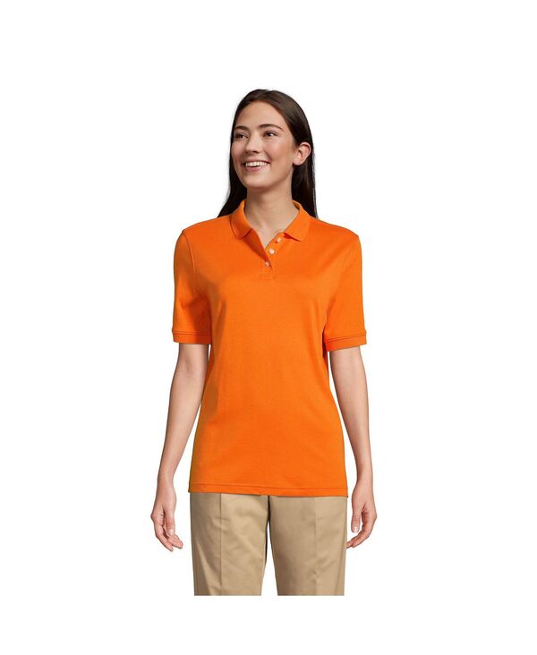 ランズエンド レディース トップス ポロシャツ Lands' End Women's School Uniform Short Sleeve Inter..