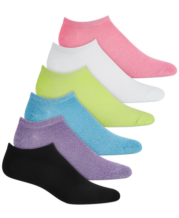 yz q[ fB[X C A_[EFA 6 Pack Super-Soft Liner Socks Neon Assorted