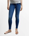 【送料無料】 マンゴ レディース デニムパンツ ジーンズ ボトムス Women's Maternity Skinny Jeans Dark Blue