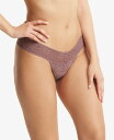 【送料無料】 ハンキーパンキー レディース パンツ アンダーウェア Signature Lace Women's 4911 Low Rise Thong Artichoke