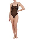 【送料無料】 スティーブ マデン レディース パンツ アンダーウェア Women's Sheer Mesh Thong Bodysuit SM11840 Black