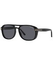 【送料無料】 トム・フォード メンズ サングラス・アイウェア アクセサリー Men's Sunglasses Rosco Shiny Black(4)
