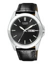 yz V`Y Y rv ANZT[ Men's Black Croc Embossed Leather Strap Watch 41mm BF0580-06E No Color