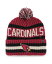 ̵ 47֥  ˹ ꡼ Men's '47 Cardinal Arizona Cardinals Bering Cuffed Knit Hat with Pom Cardinal