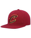 【送料無料】 ミッチェル&ネス メンズ 帽子 アクセサリー Men's Wine Cleveland Cavaliers Ground 2.0 Snapback...