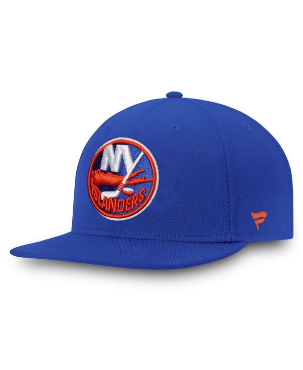 【送料無料】 ファナティクス メンズ 帽子 アクセサリー Men's Branded Royal New York Islanders Core Primary Logo Fitted Hat Royal