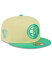 ̵ ˥塼  ˹ ꡼ Men's Yellow Green Brooklyn Nets 9FIFTY Hat Yellow, Green