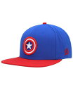 【送料無料】 マーベル メンズ 帽子 アクセサリー Men's Navy Red Captain America Snapback Hat Navy, Red
