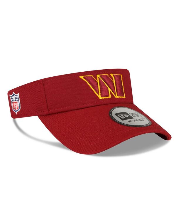  ニューエラ メンズ 帽子 アクセサリー Men's Burgundy Washington Commanders 2022 Sideline Adjustable Visor Burgundy