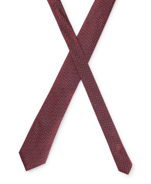 yz q[S{X Y lN^C ANZT[ Men's Patterned Tie Bright Red