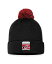 ̵ եʥƥ  ˹ ꡼ Men's Branded Black Carolina Hurricanes 2023 NHL Draft Cuffed Knit Hat with Pom Black