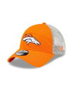 【送料無料】 ニューエラ メンズ 帽子 アクセサリー Men's Orange Natural Denver Broncos Loyal 9TWENTY Trucker Snapback Hat Orange, Natural