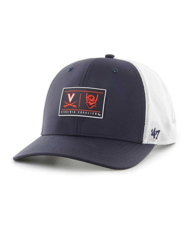 【送料無料】 47ブランド メンズ 帽子 アクセサリー Men's Navy Virginia Cavaliers Bonita Brrr Hitch Adjustable Hat Navy