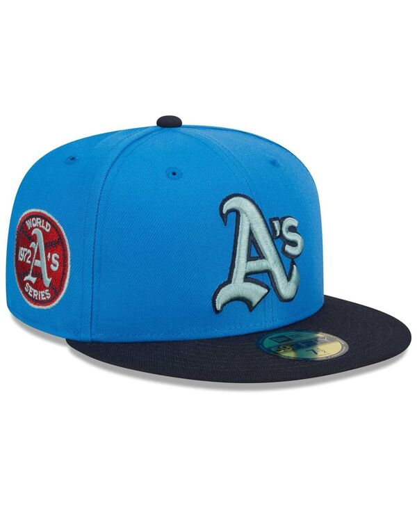【送料無料】 ニューエラ メンズ 帽子 アクセサリー Men's Royal Oakland Athletics 59FIFTY Fitted Hat Royal
