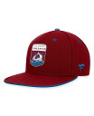 【送料無料】 ファナティクス メンズ 帽子 アクセサリー Men's Branded Burgundy Colorado Avalanche 2023 NHL Draft Snapback Hat Burgundy