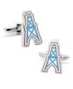 yz JtNX Y JtX{^ ANZT[ Vintage Houston Oilers Cuff Links Blue