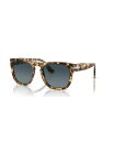 【送料無料】 ペルソル メンズ サングラス・アイウェア アクセサリー Unisex Elio Polarized Sunglasses Gradient Polar PO3333S Beige Tortoise