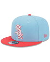 【送料無料】 ニューエラ メンズ 帽子 アクセサリー Men's Light Blue Red Chicago White Sox Spring Basic Two-Tone 9FIFTY Snapback Hat Light Blue, Red